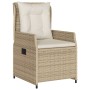 Set comedor de jardín 3 pzas con cojines ratán sintético beige de , Conjuntos de jardín - Ref: Foro24-3262889, Precio: 308,79...