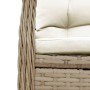 Set comedor de jardín 3 pzas con cojines ratán sintético beige de , Conjuntos de jardín - Ref: Foro24-3262889, Precio: 308,79...