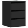 Cajonera de esquina madera de ingeniería negra 40x41x58 cm de , Cajoneras - Ref: Foro24-852835, Precio: 91,96 €, Descuento: %