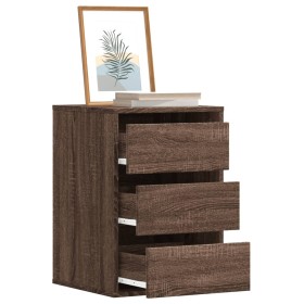 Cajonera de esquina madera ingeniería marrón roble 40x41x58 cm de , Cajoneras - Ref: Foro24-852840, Precio: 80,33 €, Descuent...