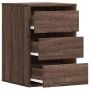 Cajonera de esquina madera ingeniería marrón roble 40x41x58 cm de , Cajoneras - Ref: Foro24-852840, Precio: 80,33 €, Descuent...
