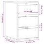 Cajonera de esquina madera ingeniería marrón roble 40x41x58 cm de , Cajoneras - Ref: Foro24-852840, Precio: 80,33 €, Descuent...