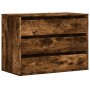 Cajonera de esquina madera ingeniería roble ahumado 80x41x58 cm de , Cajoneras - Ref: Foro24-852856, Precio: 103,83 €, Descue...