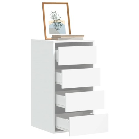 Cajonera de esquina madera de ingeniería blanca 40x41x76 cm de , Cajoneras - Ref: Foro24-852861, Precio: 95,26 €, Descuento: %