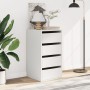 Cajonera de esquina madera de ingeniería blanca 40x41x76 cm de , Cajoneras - Ref: Foro24-852861, Precio: 95,26 €, Descuento: %