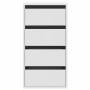 Cajonera de esquina madera de ingeniería blanca 40x41x76 cm de , Cajoneras - Ref: Foro24-852861, Precio: 95,26 €, Descuento: %