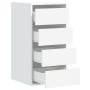 Cajonera de esquina madera de ingeniería blanca 40x41x76 cm de , Cajoneras - Ref: Foro24-852861, Precio: 95,26 €, Descuento: %