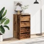 Cómoda de esquina madera de ingeniería envejecida 40x41x76 cm de , Cajoneras - Ref: Foro24-852868, Precio: 88,52 €, Descuento: %