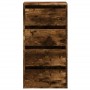 Cómoda de esquina madera de ingeniería envejecida 40x41x76 cm de , Cajoneras - Ref: Foro24-852868, Precio: 88,52 €, Descuento: %