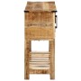 Mesa consola de madera maciza de mango 100x35x75 cm de , Mesas auxiliares - Ref: Foro24-374058, Precio: 250,75 €, Descuento: %