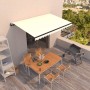 Toldo retráctil automático crema 450x300 cm de , Toldos - Ref: Foro24-3069127, Precio: 483,58 €, Descuento: %