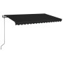 Toldo retráctil automático gris antracita 450x350 cm de , Toldos - Ref: Foro24-3069209, Precio: 534,44 €, Descuento: %