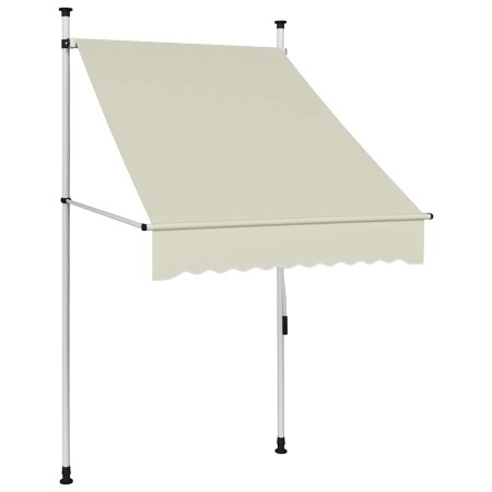 Toldo retráctil de operación manual color crema 100 cm de , Toldos - Ref: Foro24-145833, Precio: 98,66 €, Descuento: %