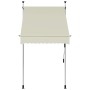 Toldo retráctil de operación manual color crema 100 cm de , Toldos - Ref: Foro24-145833, Precio: 98,66 €, Descuento: %