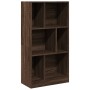 Estantería madera de ingeniería marrón roble 57x28,5x107,5 cm de , Librerías y estanterías - Ref: Foro24-848009, Precio: 63,8...