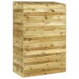 Silla de jardín Strandkorb con cajón pino macizo 112x60x168 cm de , Tumbonas - Ref: Foro24-318206, Precio: 220,69 €, Descuent...