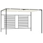 Cenador con techo retráctil color crema 3x4x2,3 m 180 g/m² de , Carpas y cenadores - Ref: Foro24-313623, Precio: 397,81 €, De...