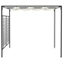 Cenador con techo retráctil color crema 3x4x2,3 m 180 g/m² de , Carpas y cenadores - Ref: Foro24-313623, Precio: 397,81 €, De...