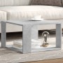 Mesa de centro madera ingeniería gris hormigón 51,5x51,5x30 cm de , Mesas de centro - Ref: Foro24-848139, Precio: 43,78 €, De...