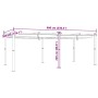 Cenador de jardín con techo retráctil aluminio antracita 3x6 m de , Carpas y cenadores - Ref: Foro24-3217062, Precio: 705,54 ...