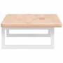 Estante de lavabo de pared de acero y madera maciza de roble de , Tocadores de baño - Ref: Foro24-3302328, Precio: 74,97 €, D...