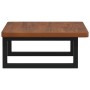 Estante de lavabo de pared de acero y madera maciza de roble de , Tocadores de baño - Ref: Foro24-3302349, Precio: 75,19 €, D...