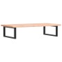 Estante de lavabo de pared de acero y madera maciza de haya de , Tocadores de baño - Ref: Foro24-3302433, Precio: 117,20 €, D...