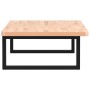 Estante de lavabo de pared de acero y madera maciza de haya de , Tocadores de baño - Ref: Foro24-3302433, Precio: 117,20 €, D...