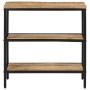 Mesa consola madera maciza de mango rugosa 70x35x70 cm de , Mesas auxiliares - Ref: Foro24-374072, Precio: 104,63 €, Descuent...