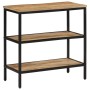 Mesa consola madera maciza de mango rugosa 70x35x70 cm de , Mesas auxiliares - Ref: Foro24-374072, Precio: 104,63 €, Descuent...