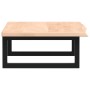 Estante de lavabo de pared de acero y madera maciza de roble de , Tocadores de baño - Ref: Foro24-3302541, Precio: 60,09 €, D...