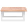 Estante de lavabo de pared de acero y madera maciza de roble de , Tocadores de baño - Ref: Foro24-3302560, Precio: 73,81 €, D...