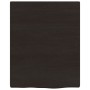 Estante de lavabo de pared de acero y madera maciza de roble de , Tocadores de baño - Ref: Foro24-3302574, Precio: 59,64 €, D...