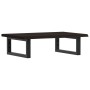 Estante de lavabo de pared de acero y madera maciza de roble de , Tocadores de baño - Ref: Foro24-3302581, Precio: 67,84 €, D...