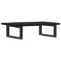 Estante de lavabo de pared de acero y madera maciza de roble de , Tocadores de baño - Ref: Foro24-3302581, Precio: 67,84 €, D...