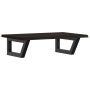 Estante de lavabo de pared de acero y madera maciza de roble de , Tocadores de baño - Ref: Foro24-3302583, Precio: 67,40 €, D...