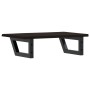 Estante de lavabo de pared de acero y madera maciza de roble de , Tocadores de baño - Ref: Foro24-3302583, Precio: 67,40 €, D...