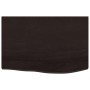 Estante de lavabo de pared de acero y madera maciza de roble de , Tocadores de baño - Ref: Foro24-3302583, Precio: 67,40 €, D...
