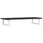 Estante de lavabo de pared de acero y madera maciza de roble de , Tocadores de baño - Ref: Foro24-3302588, Precio: 71,44 €, D...