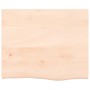 Estante de lavabo de pared de acero y madera maciza de roble de , Tocadores de baño - Ref: Foro24-3302595, Precio: 72,89 €, D...