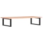 Estante de lavabo de pared de acero y madera maciza de roble de , Tocadores de baño - Ref: Foro24-3302613, Precio: 124,64 €, ...