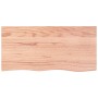 Estante de lavabo de pared de acero y madera maciza de roble de , Tocadores de baño - Ref: Foro24-3302613, Precio: 124,64 €, ...