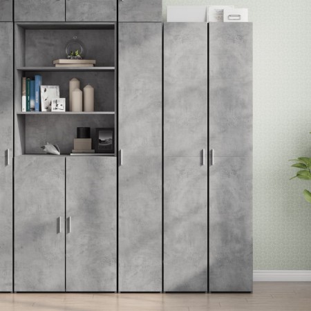 Aparador de madera de ingeniería gris hormigón 30x42,5x185 cm de , Aparadores - Ref: Foro24-3281395, Precio: 142,11 €, Descue...