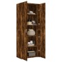 Aparador alto madera de ingeniería roble ahumado 70x42,5x185 cm de , Aparadores - Ref: Foro24-3281424, Precio: 178,16 €, Desc...