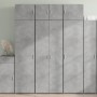 Aparador alto madera de ingeniería gris hormigón 70x42,5x185 cm de , Aparadores - Ref: Foro24-3281430, Precio: 191,17 €, Desc...