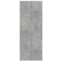 Aparador alto madera de ingeniería gris hormigón 70x42,5x185 cm de , Aparadores - Ref: Foro24-3281430, Precio: 191,17 €, Desc...