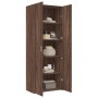 Aparador alto madera de ingeniería marrón roble 70x42,5x185 cm de , Aparadores - Ref: Foro24-3281426, Precio: 196,30 €, Descu...