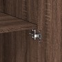 Aparador alto madera de ingeniería marrón roble 70x42,5x185 cm de , Aparadores - Ref: Foro24-3281426, Precio: 196,30 €, Descu...