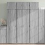 Aparador alto madera de ingeniería gris Sonoma 70x42,5x185 cm de , Aparadores - Ref: Foro24-3281432, Precio: 208,39 €, Descue...