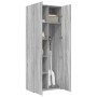 Aparador alto madera de ingeniería gris Sonoma 70x42,5x185 cm de , Aparadores - Ref: Foro24-3281432, Precio: 208,39 €, Descue...